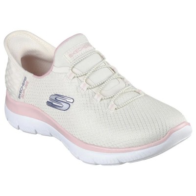 маратонки,дамски,маратонки,skechers,summits,trainers,white,(natural,mesh,pink,trim)