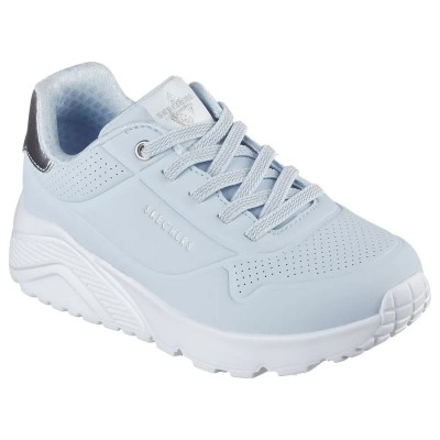 маратонки,детски,маратонки,skechers,uno,lite,metallic,mode,trainers,light,blue,synthetic,silver,trim,(blue)