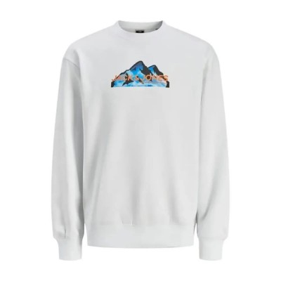 блуза,мъжки,пуловери,jack,&,jones,mountain,sweatshirt,white,(white)