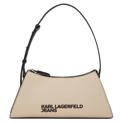 чанта,за,през,рамо,всички,чанти,karl,lagerfeld,essential,logo,matte,shoulder,bag,wood,ash,(beige)