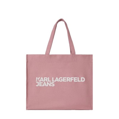 пазарска,чанта,всички,чанти,karl,lagerfeld,ew,logo,shopper,bag,pink