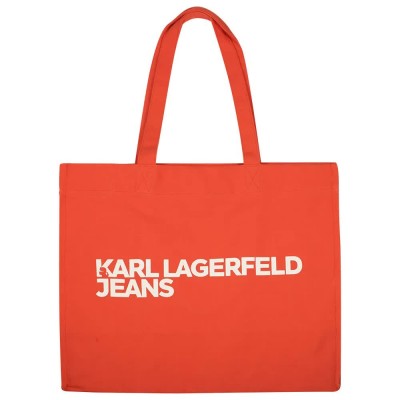 пазарска,чанта,всички,чанти,karl,lagerfeld,ew,logo,shopper,bag,poinciana,(orange)