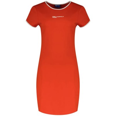 рокля,дамски,поли,и,рокли,karl,lagerfeld,milano,dress,orange