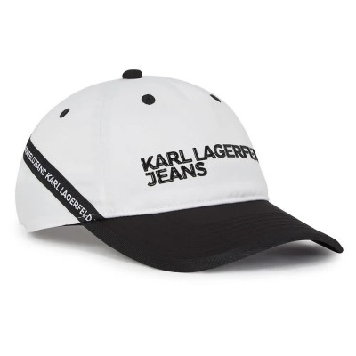 дънки,всички,шапки,karl,lagerfeld,jeans,nylon,tape,cap,white,(white)