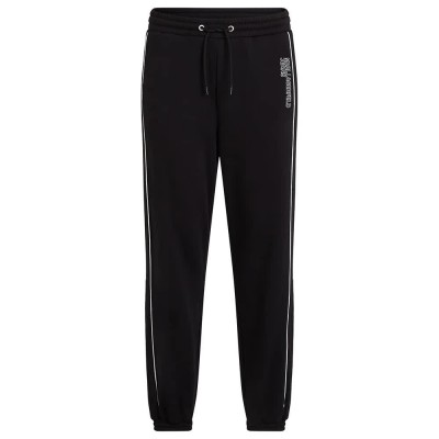 анцуг,мъжки,панталони,karl,lagerfeld,piping,sweat,pants,black