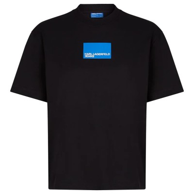 тениска,дамски,тениски,karl,lagerfeld,reg,box,logo,short,sleeve,t,shirt,black