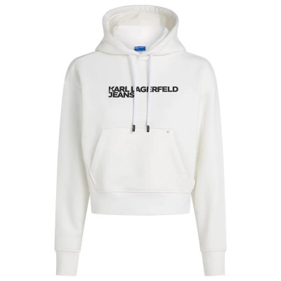 суичър,дамски,блузи,karl,lagerfeld,reg,logo,hoodie,white,(white)