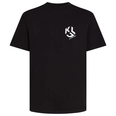 тениска,мъжки,тениски,karl,lagerfeld,reg,monogram,short,sleeve,t,shirt,black
