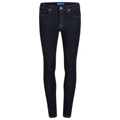 дънки,дамски,панталони,karl,lagerfeld,slim,denim,high,waist,jeans,blue