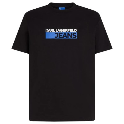 тениска,мъжки,тениски,karl,lagerfeld,slim,logo,short,sleeve,t,shirt,black