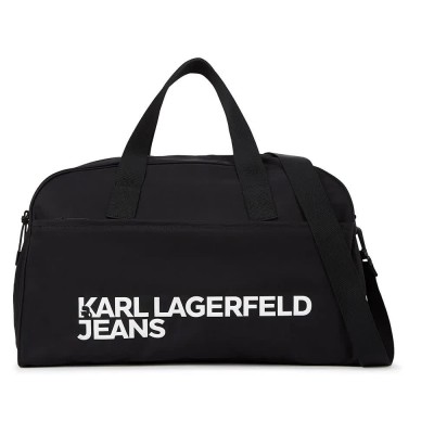 чанта,сакове,karl,lagerfeld,jeans,weekender,bag,black,(black)