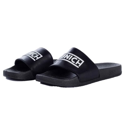 мъжки,джапанки,и,чехли,munich,flat,3d,logo,slides,black,(black)