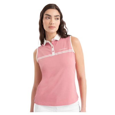 дамски,блузи,с,яка,calvin,klein,golf,bellevue,woman,sleeveless,polo,pink,(powder,pink)