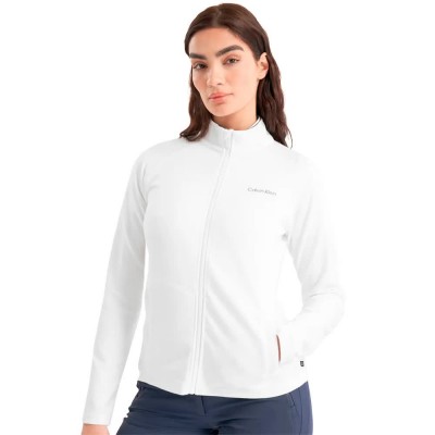 блуза,дамски,блузи,calvin,klein,golf,blanco,woman,full,zip,sweatshirt,white
