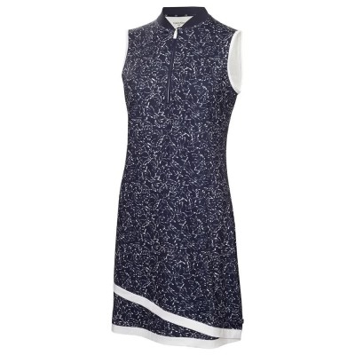 рокля,дамски,поли,и,рокли,calvin,klein,golf,harmony,printed,dress,grey,(navy)
