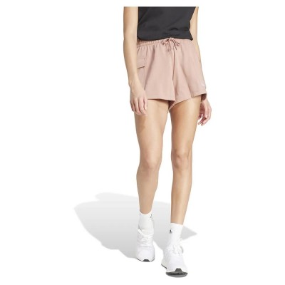 къси,панталони,дамски,панталони,adidas,essentials,small,logo,french,terry,cargo,shorts,warm,clay,white,(pink)