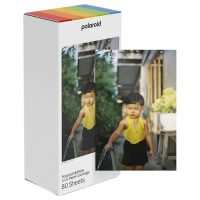 polaroid,hi,print,4x6,80,sheets,photographic,paper,clear