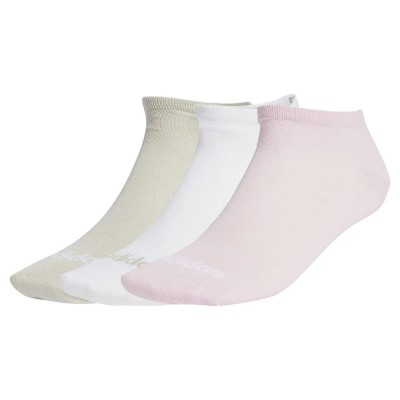 чорапи,мъжки,чорапи,adidas,thin,linear,short,socks,3,units,multicolor,(white,wonder,alumina,clear,pink)