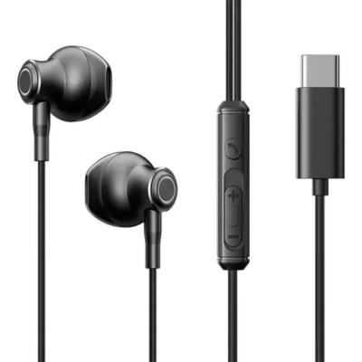 слушалки,слушалки,joyroom,jr,ec07,usb,c,earphones,black