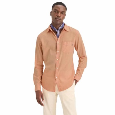 мъжки,ризи,dockers,slim,original,shirt,peach,bloom,gd,(brown,pink)