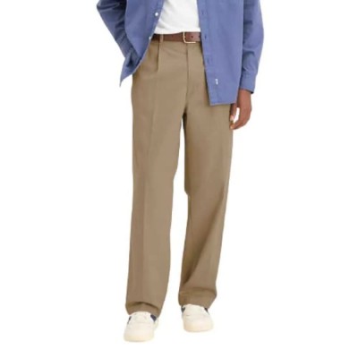 панталони,тип,чино,мъжки,панталони,дамски,панталони,dockers,t2,orig,opp,pleat,chino,pants,brown,(harvest,gold)