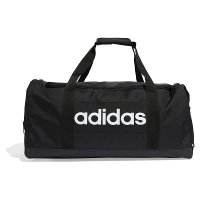 сак,сакове,adidas,linear,medium,39l,duffle,bag,black,black,white,(black)