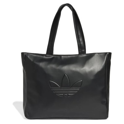 пазарска,чанта,всички,чанти,adidas,originals,polyurethane,outline,trefoil,21l,shopper,bag,black