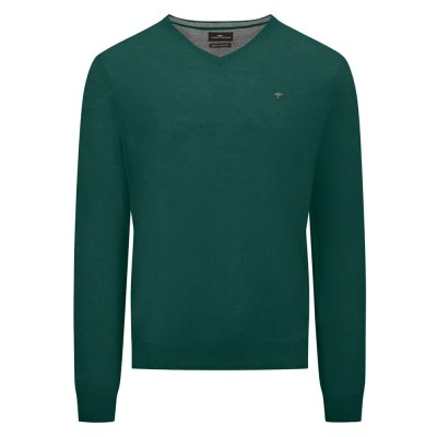 блуза,мъжки,пуловери,fynch,hatton,1414801,v,neck,sweater,dark,emerald,(green)