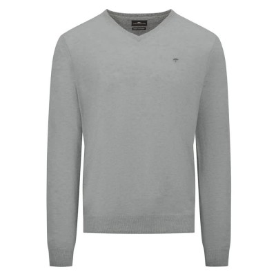 блуза,мъжки,пуловери,fynch,hatton,1414801,v,neck,sweater,silver,(grey)