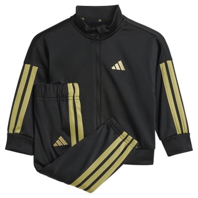 анцуг,детски,анцузи,adidas,essentials,climacool,tracksuit,black,(black,gold,met.)