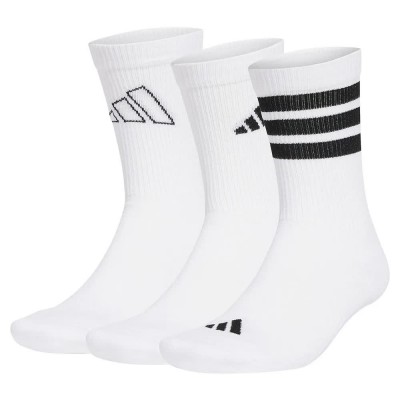чорапи,мъжки,чорапи,adidas,logo,crew,socks,3,units,white,(white,black)