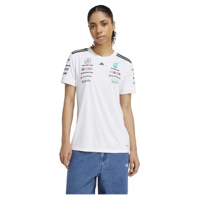 тениска,дамски,тениски,adidas,mercedes,amg,petronas,f1,team,short,sleeve,t,shirt,white,black,(white)