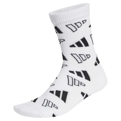 чорапи,мъжки,чорапи,adidas,monogram,crew,socks,white,black,(white)