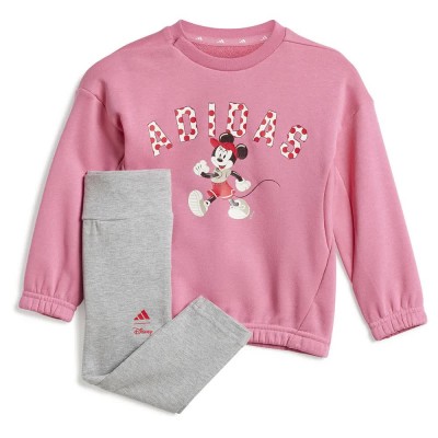 детски,екипи,детски,облекла,за,момчета,adidas,x,disney,minnie,mouse,joggers,set,pink