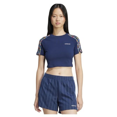 бебешка,тениска,дамски,тениски,adidas,originals,x,liberty,london,3,stripes,infill,baby,short,sleeve,t,shirt,blue,(night,indigo,multicolor)