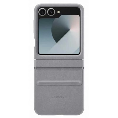 други,аксесоари,samsung,galaxy,flip,6,eco,leather,phone,case,grey,(grey)