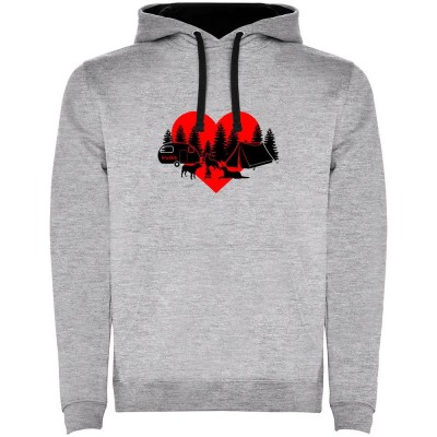 суичър,мъжки,пуловери,kruskis,camping,dogs,hoodie,heather,grey,black,(grey)