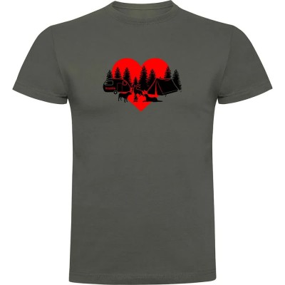 тениска,мъжки,тениски,kruskis,camping,dogs,short,sleeve,t,shirt,dark,army,green,(green)