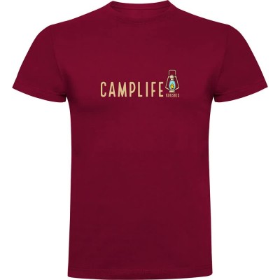тениска,мъжки,тениски,kruskis,camplife,short,sleeve,t,shirt,dark,red,(red)