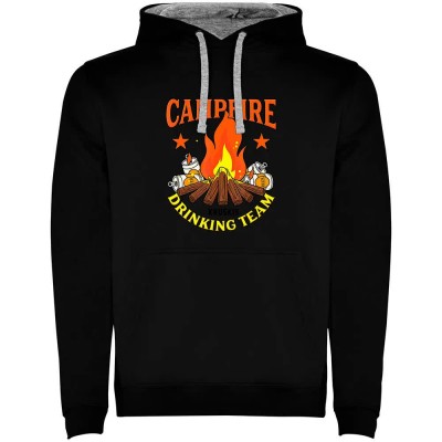 суичър,мъжки,пуловери,kruskis,drinking,team,hoodie,black,grey,(black)