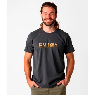 тениска,мъжки,тениски,kruskis,enjoy,short,sleeve,t,shirt,grey,(dark,grey)