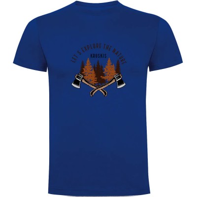 тениска,мъжки,тениски,kruskis,explore,nature,short,sleeve,t,shirt,royal,blue,(blue)