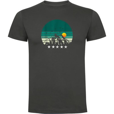 тениска,мъжки,тениски,kruskis,five,stars,short,sleeve,t,shirt,dark,grey,(grey)
