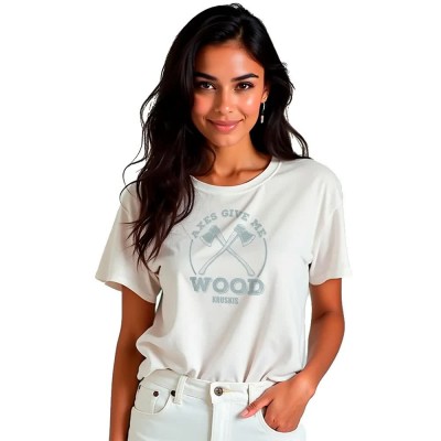 тениска,дамски,тениски,kruskis,give,me,wood,short,sleeve,t,shirt,white,(white)