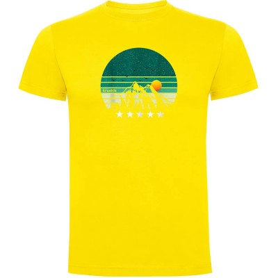 тениска,мъжки,тениски,kruskis,five,stars,short,sleeve,t,shirt,yellow