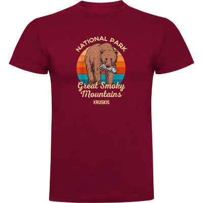 тениска,мъжки,тениски,kruskis,great,smoky,mountains,short,sleeve,t,shirt,dark,red,(red)