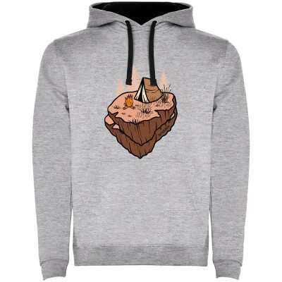 суичър,мъжки,пуловери,kruskis,floating,rock,hoodie,heather,grey,black,(grey)