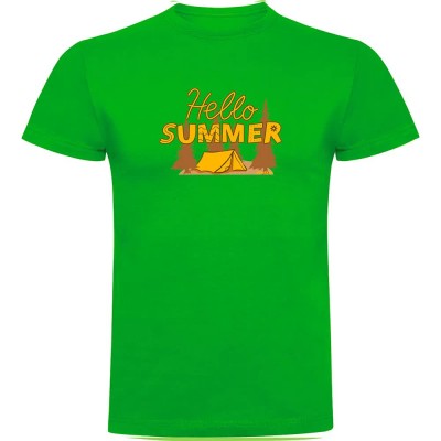 тениска,мъжки,тениски,kruskis,hello,summer,short,sleeve,t,shirt,green