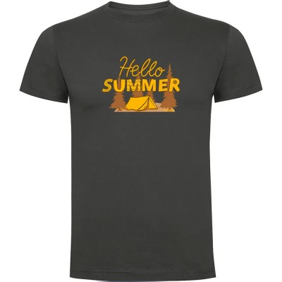 тениска,мъжки,тениски,kruskis,hello,summer,short,sleeve,t,shirt,dark,grey,(grey)