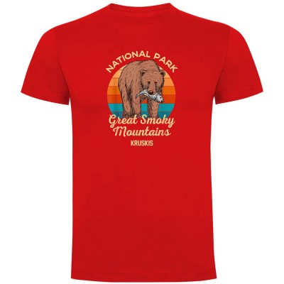 тениска,мъжки,тениски,kruskis,great,smoky,mountains,short,sleeve,t,shirt,red
